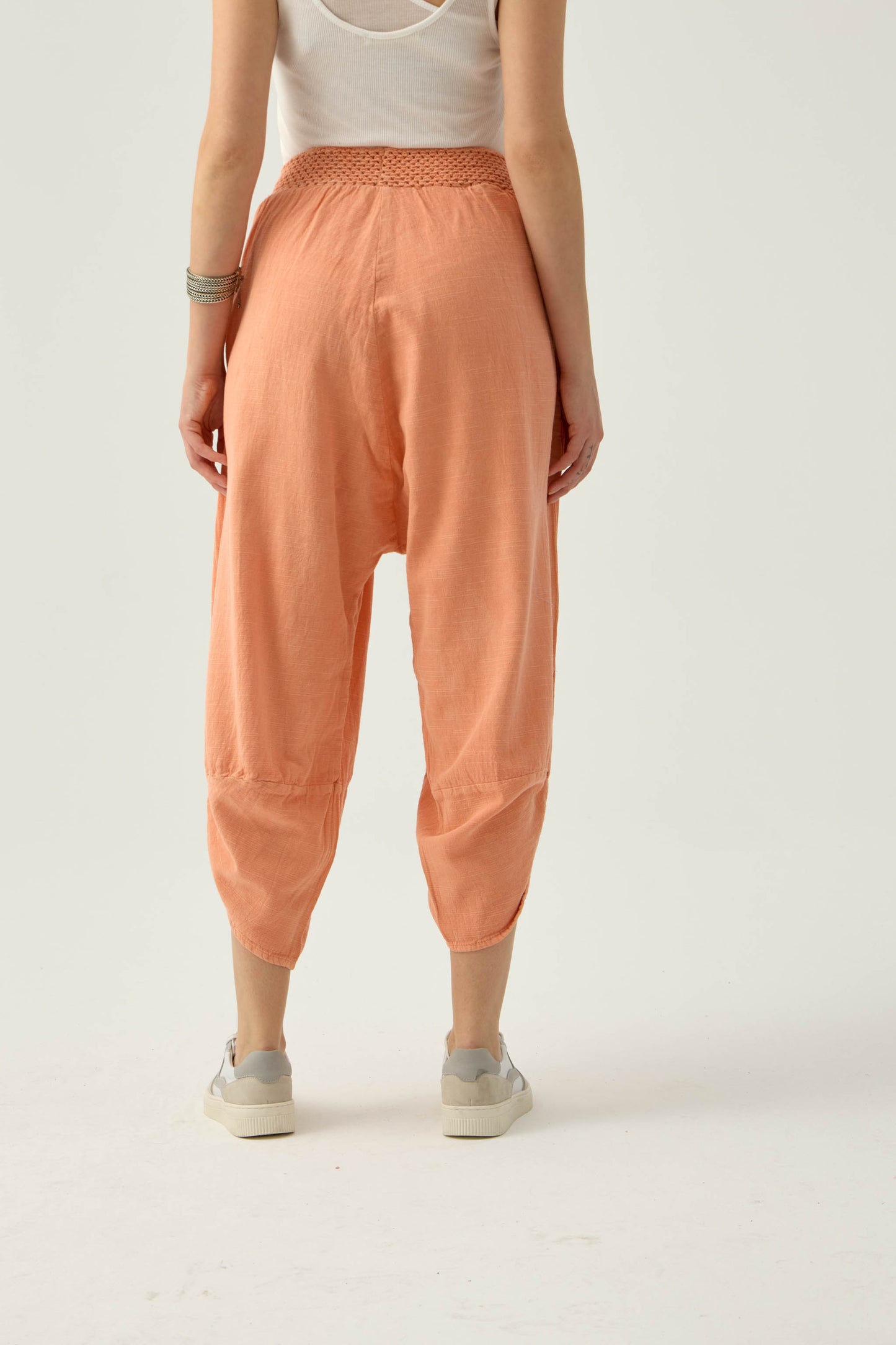 V Paça Raw Pantolon - Pembe